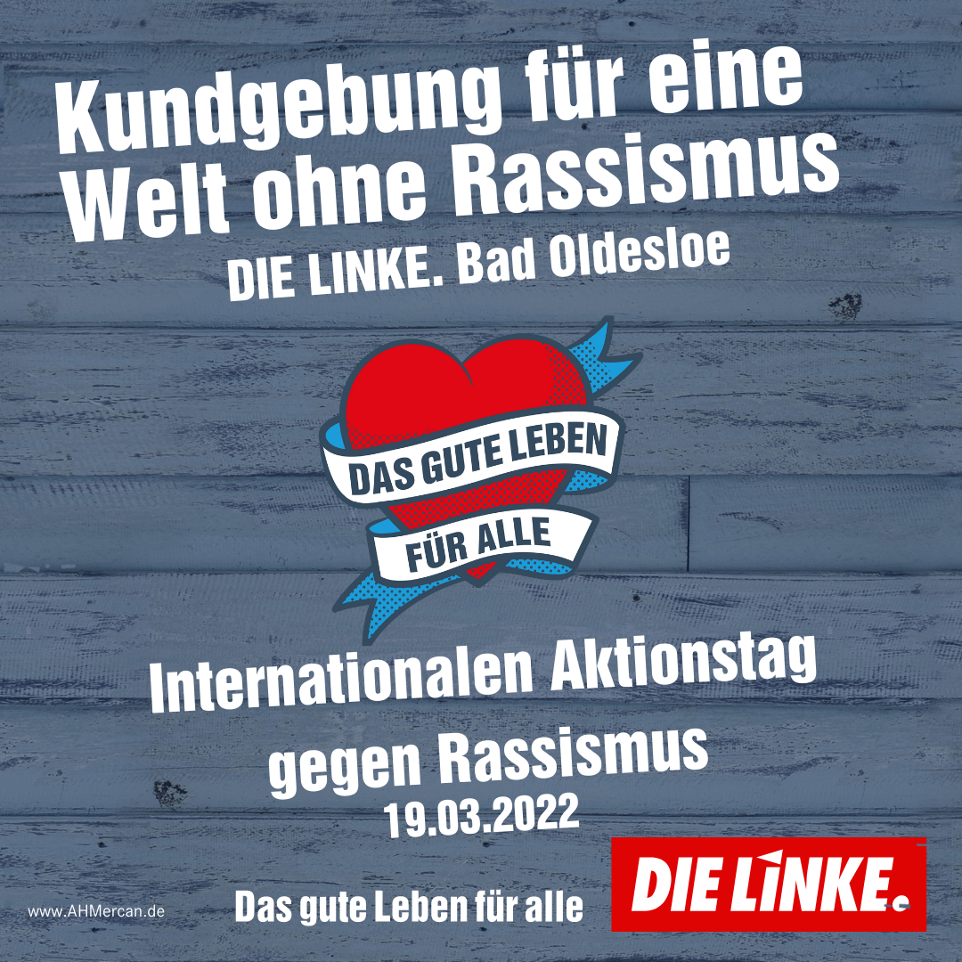 Rede: Kundgebung für eine Welt ohne Rassismus